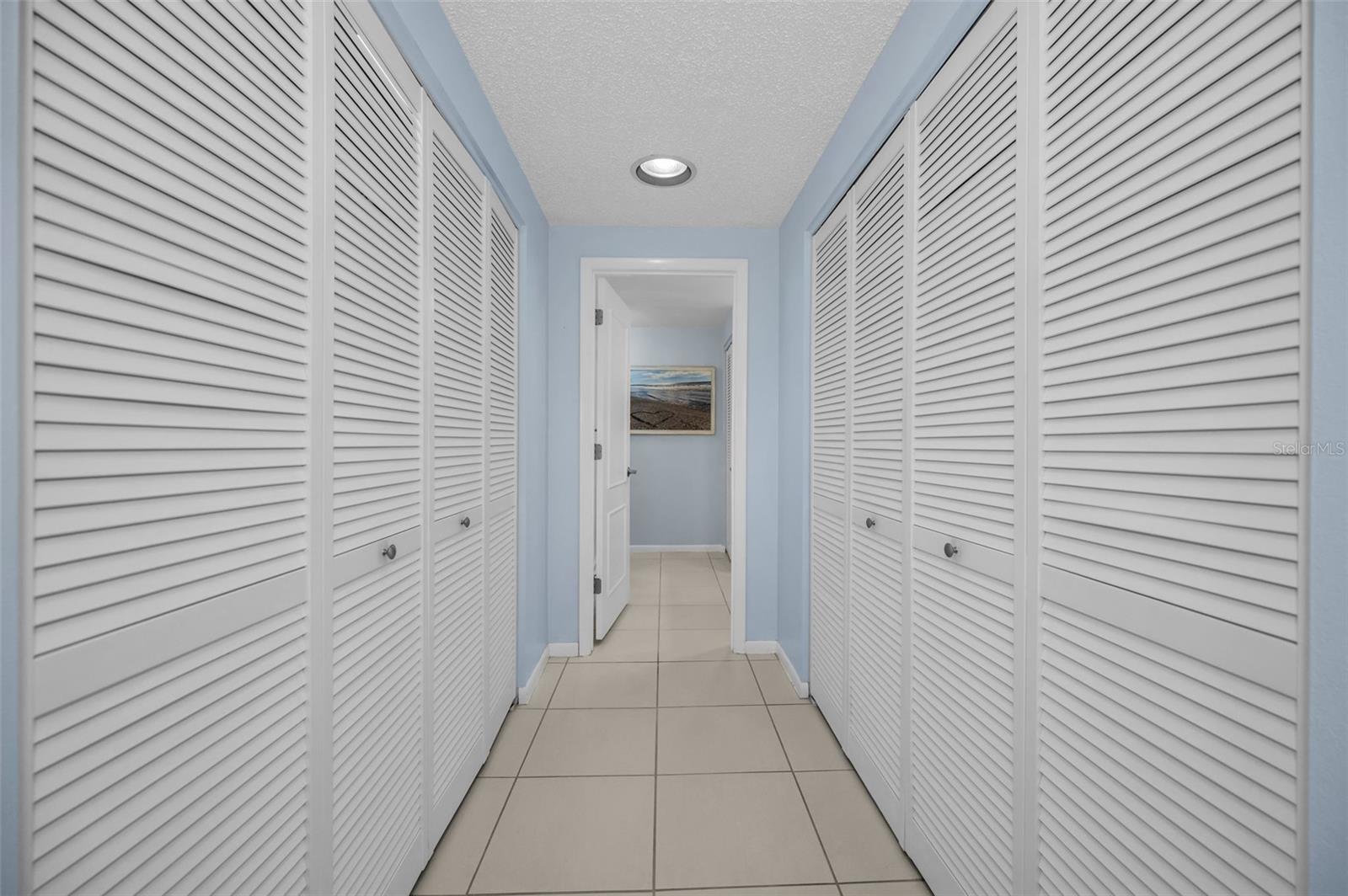 Master bedroom double closets as you enter your fabulous private en suite bath!