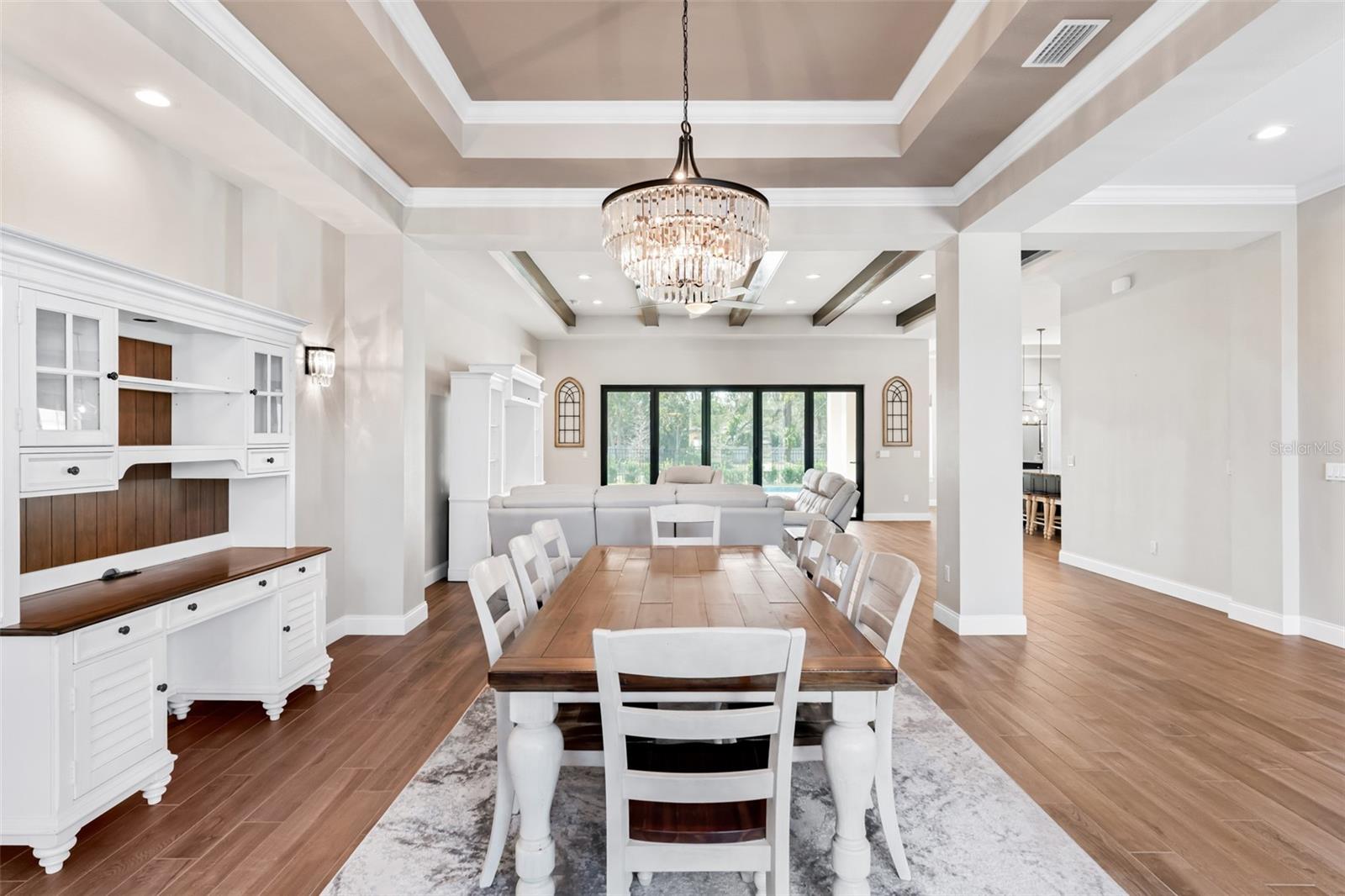 Formal dining area