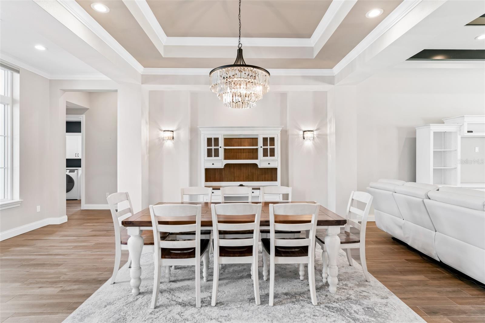 Formal dining area