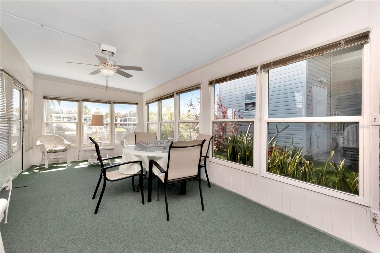 Florida Room airy and bright with lots of windows