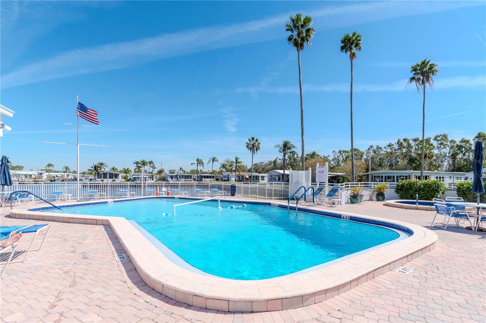 Heated Pool and Spa Water View