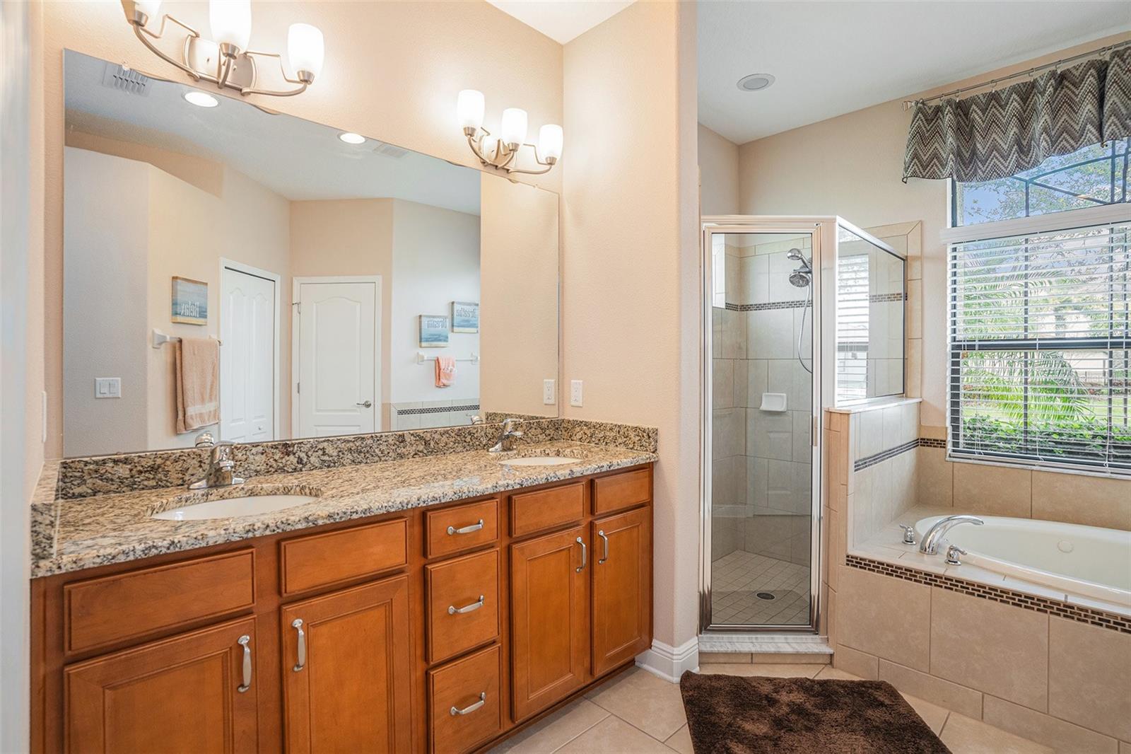 En Suite with Stand Up Shower and Garden Tub