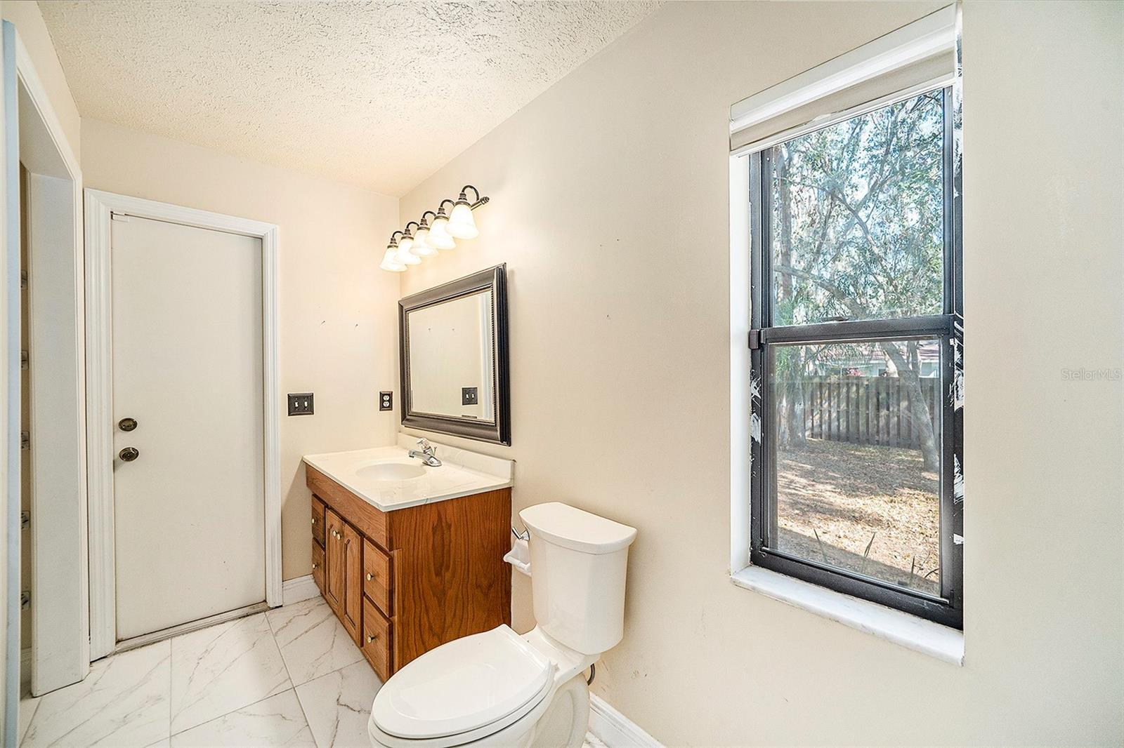 Third Bathroom with Stand Up Shower and potential pool