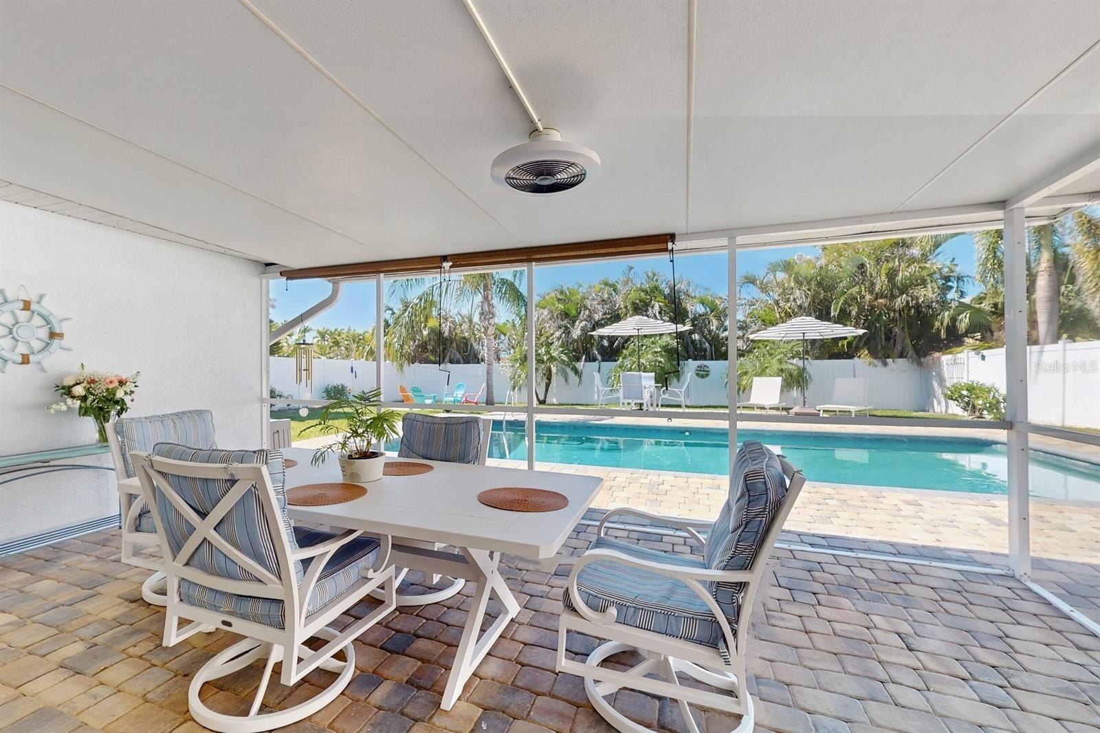 Pavered Screened Patio