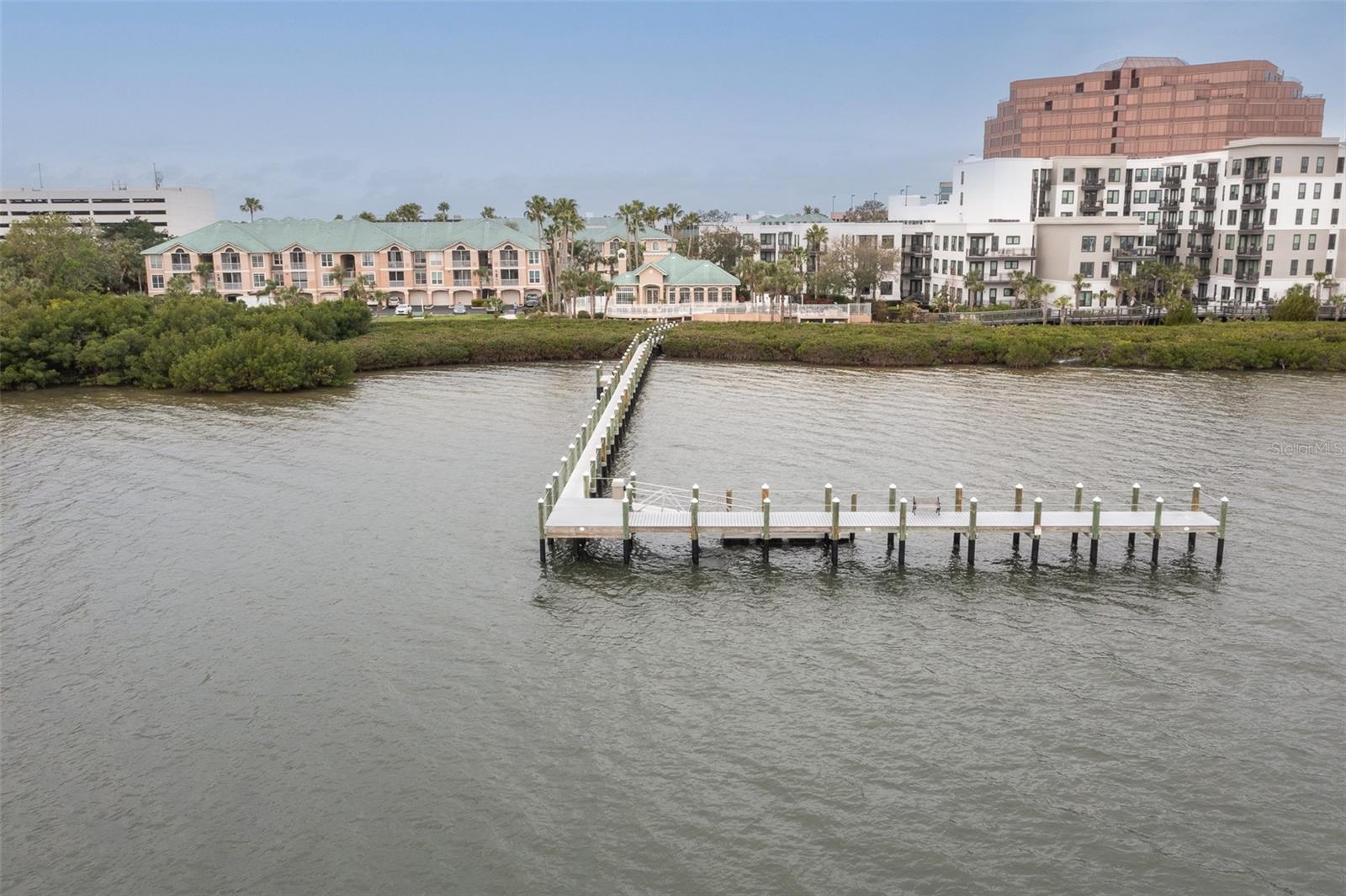 The Dock as Seen from the Bay