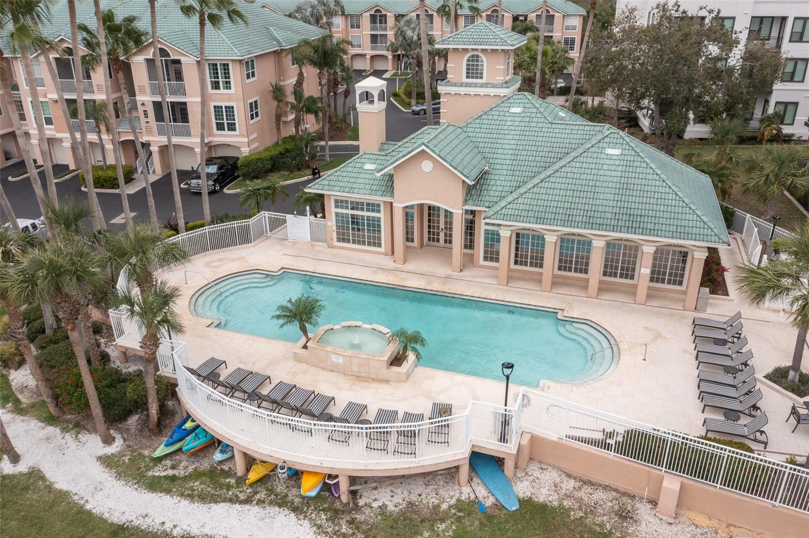 Club House with Pool, Spa and Barbeque Area