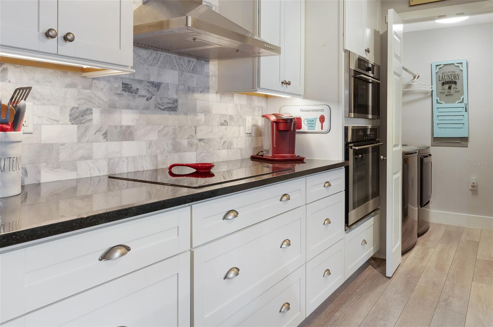 Spacious Kitchen to Laundry Room