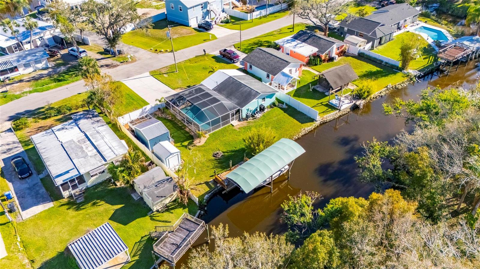 VIEW OF BACK YARD