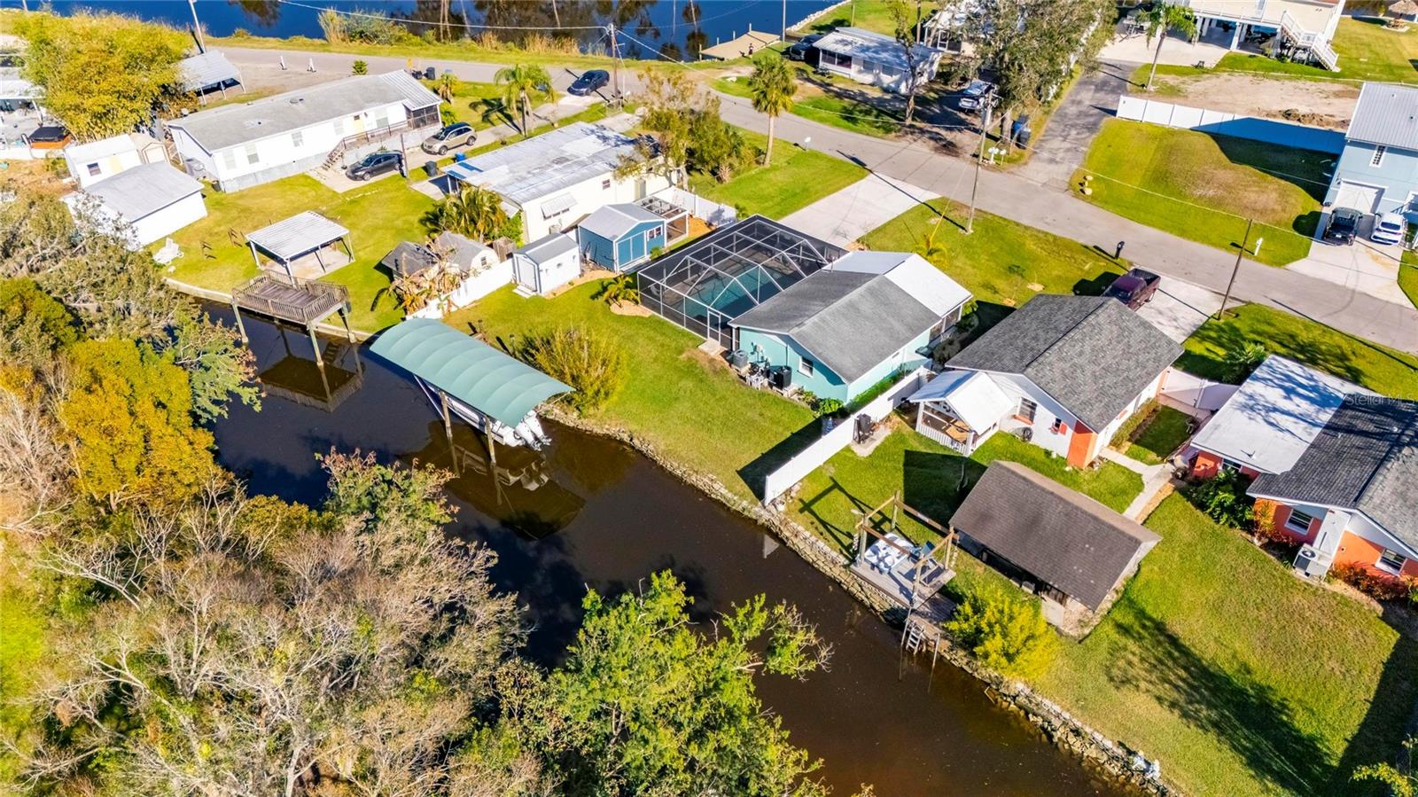 BACK YARD AERIAL VIEW