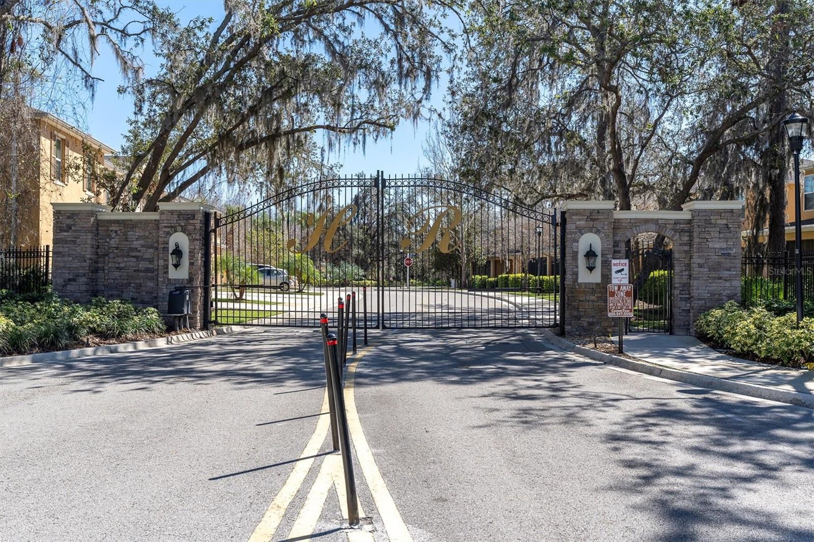 Gated Entrance - There are two different entrances for use