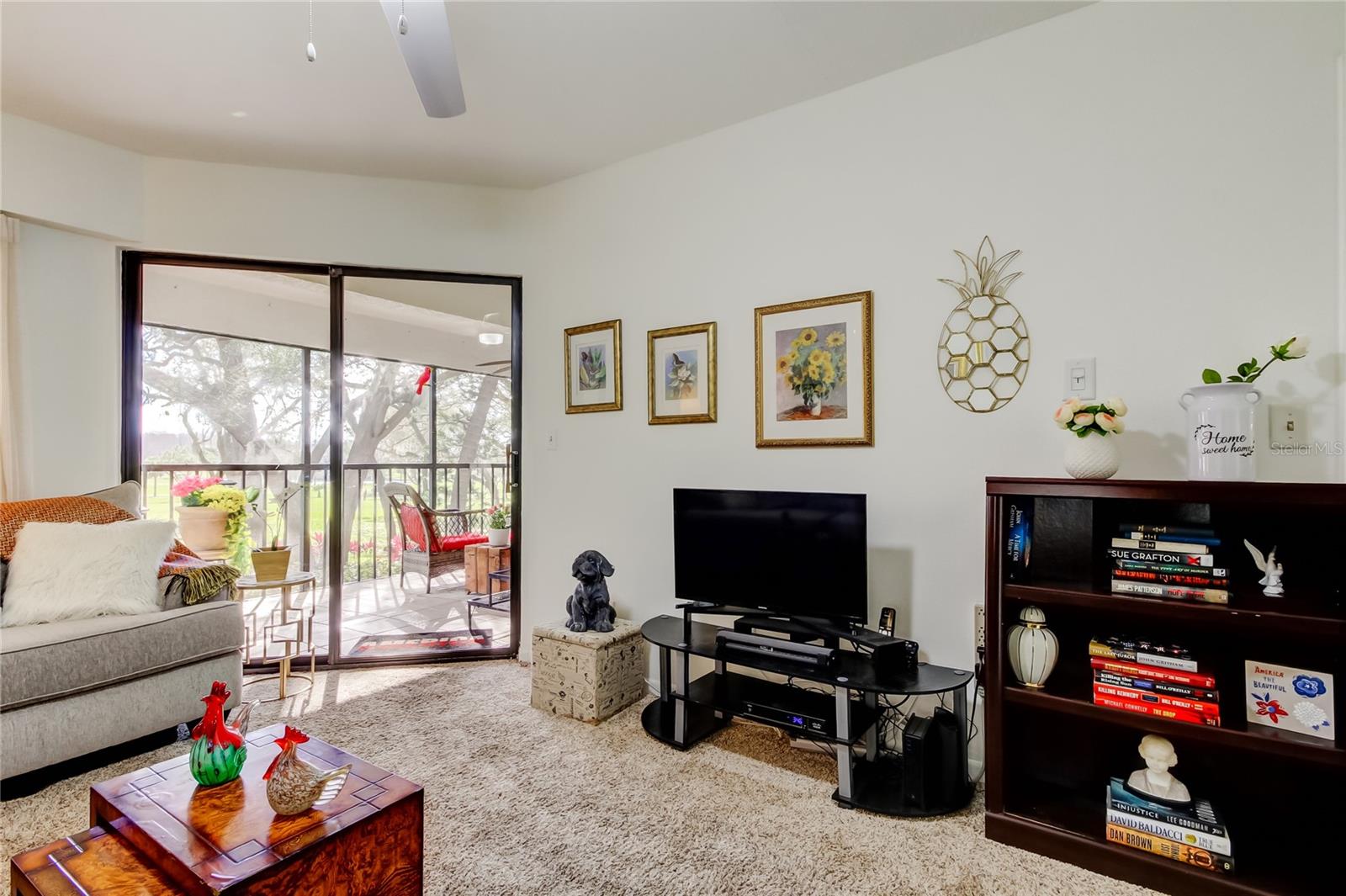 Master bedroom used as second living room