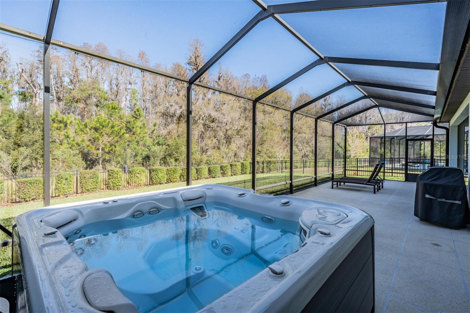 The perfect place to relax and unwind -in the hot tub!