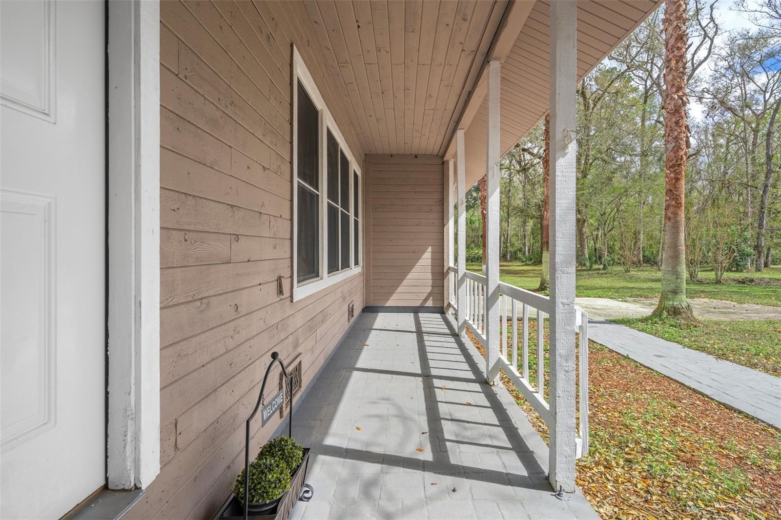 Relaxing Front Porch of the Home