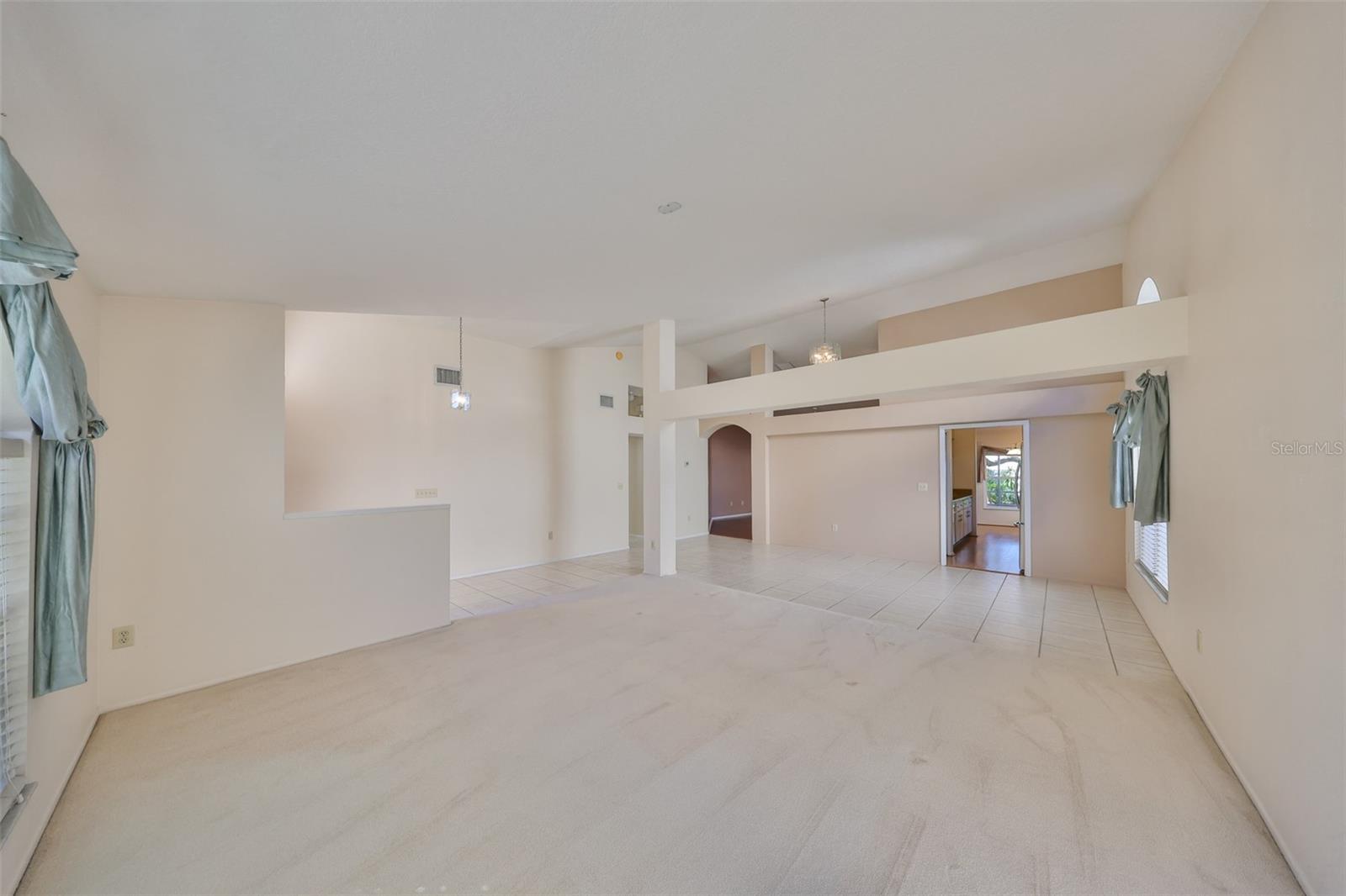 Entrance of home with open floor plan