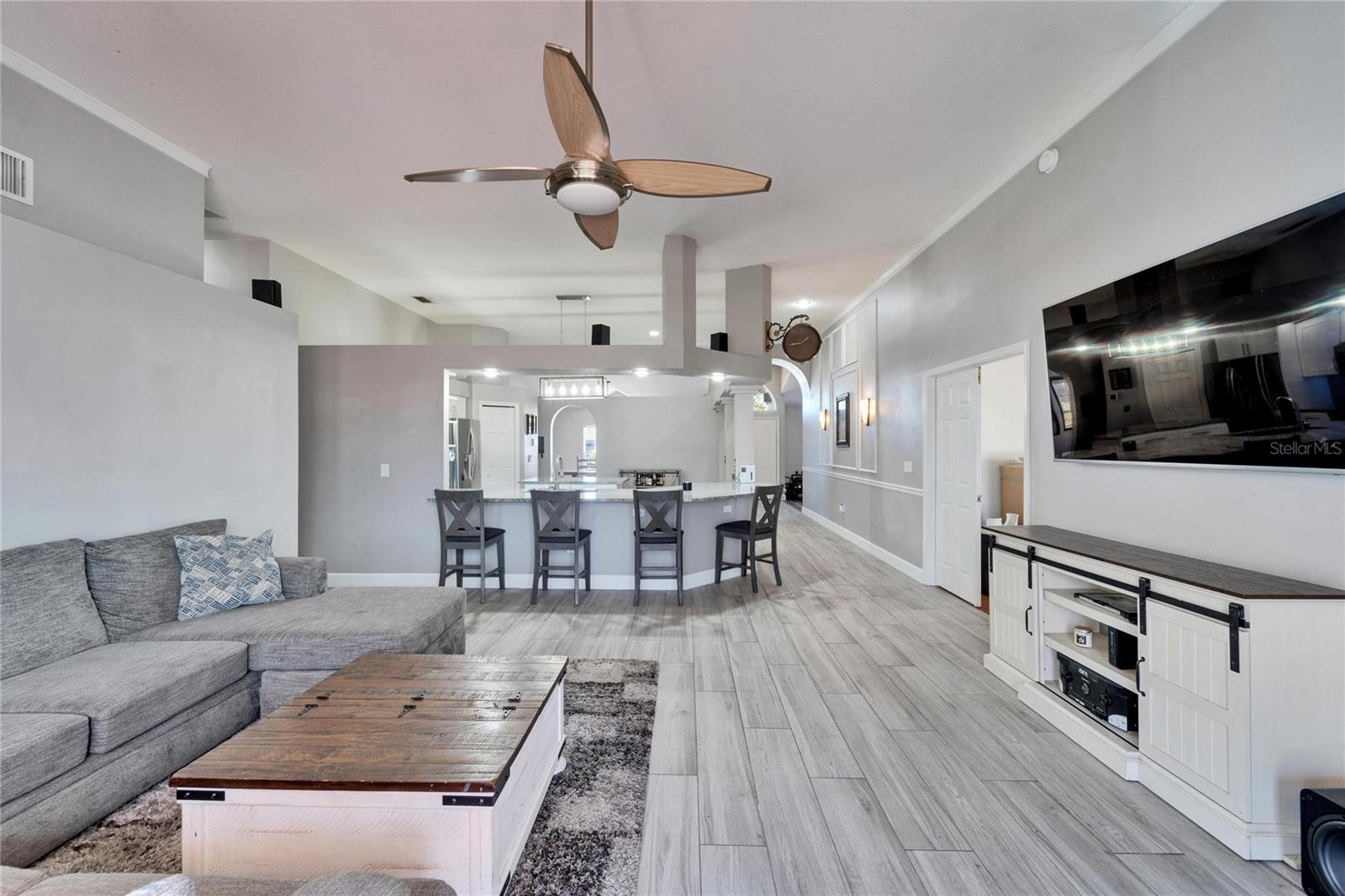 Living Room facing front Entrance