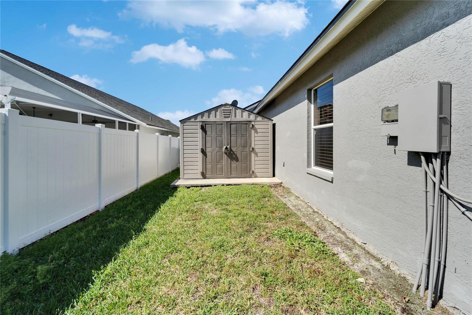 Side of home - Shed