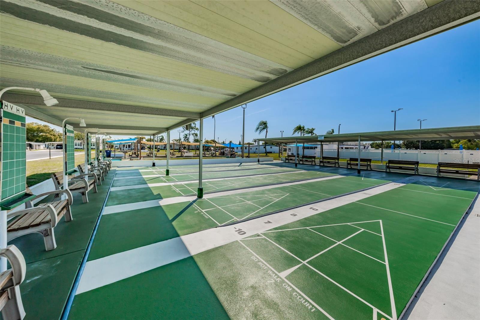 Shuffleboard Court