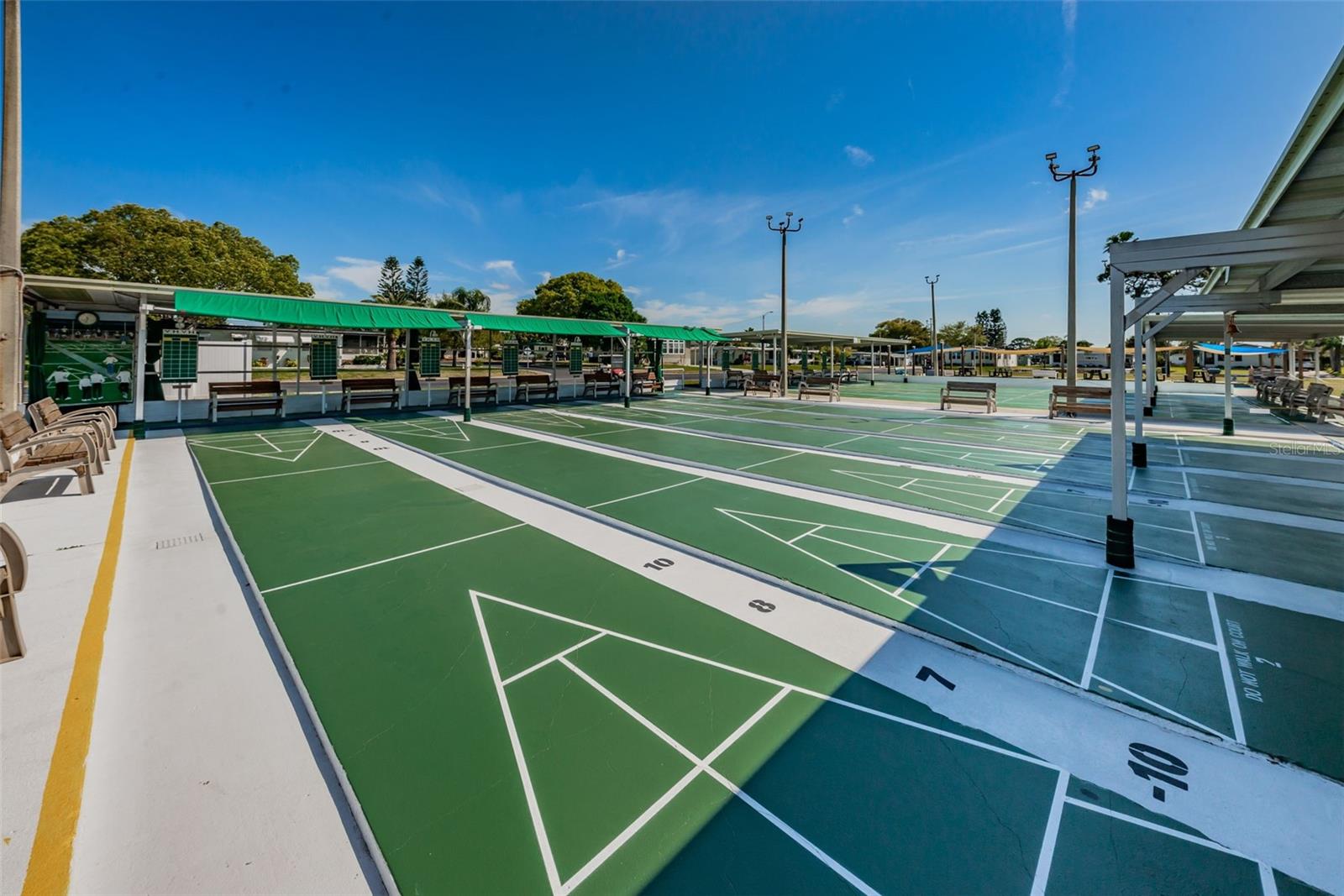 Shuffleboard Court