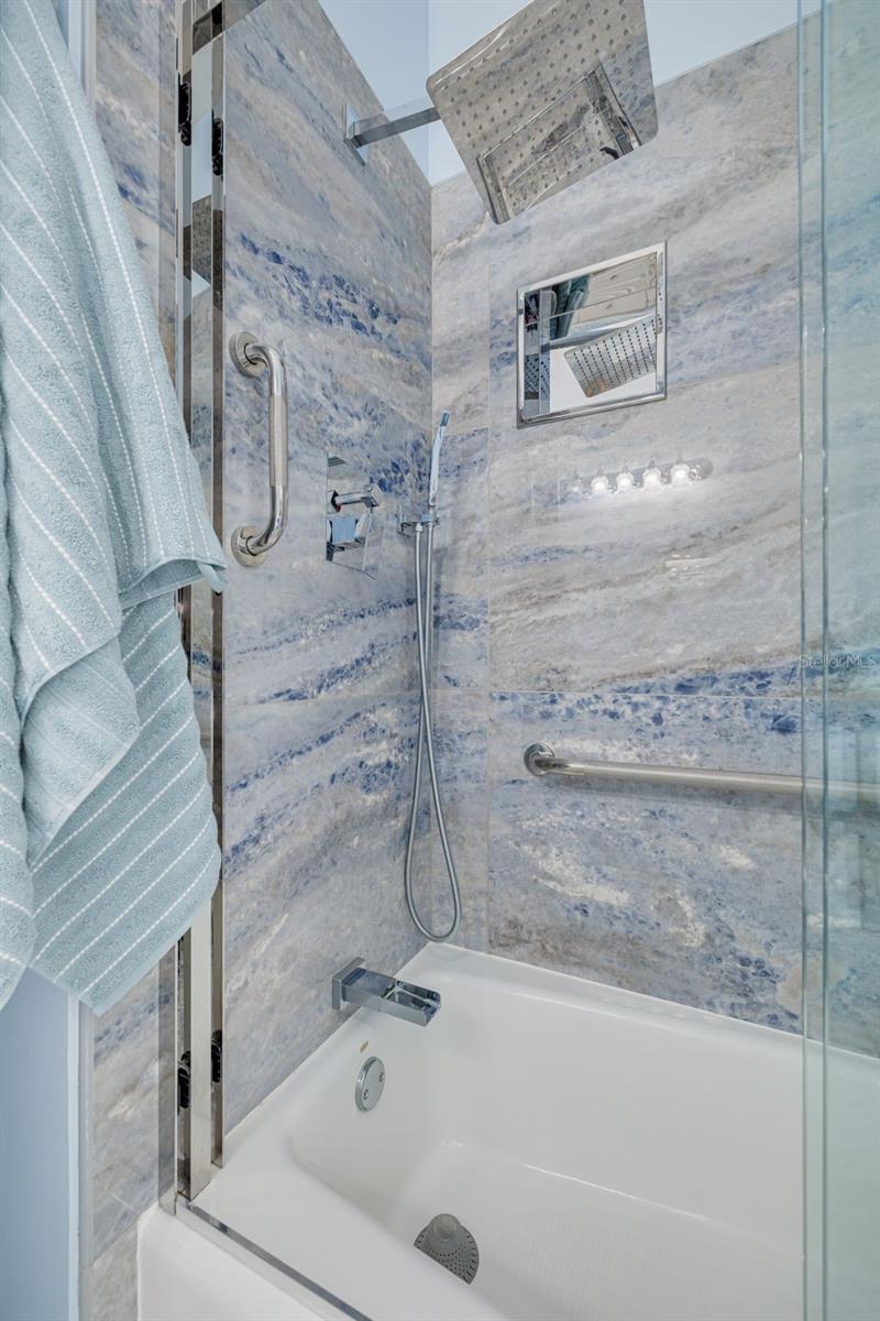 Shower/Tub Combo with Glass doors