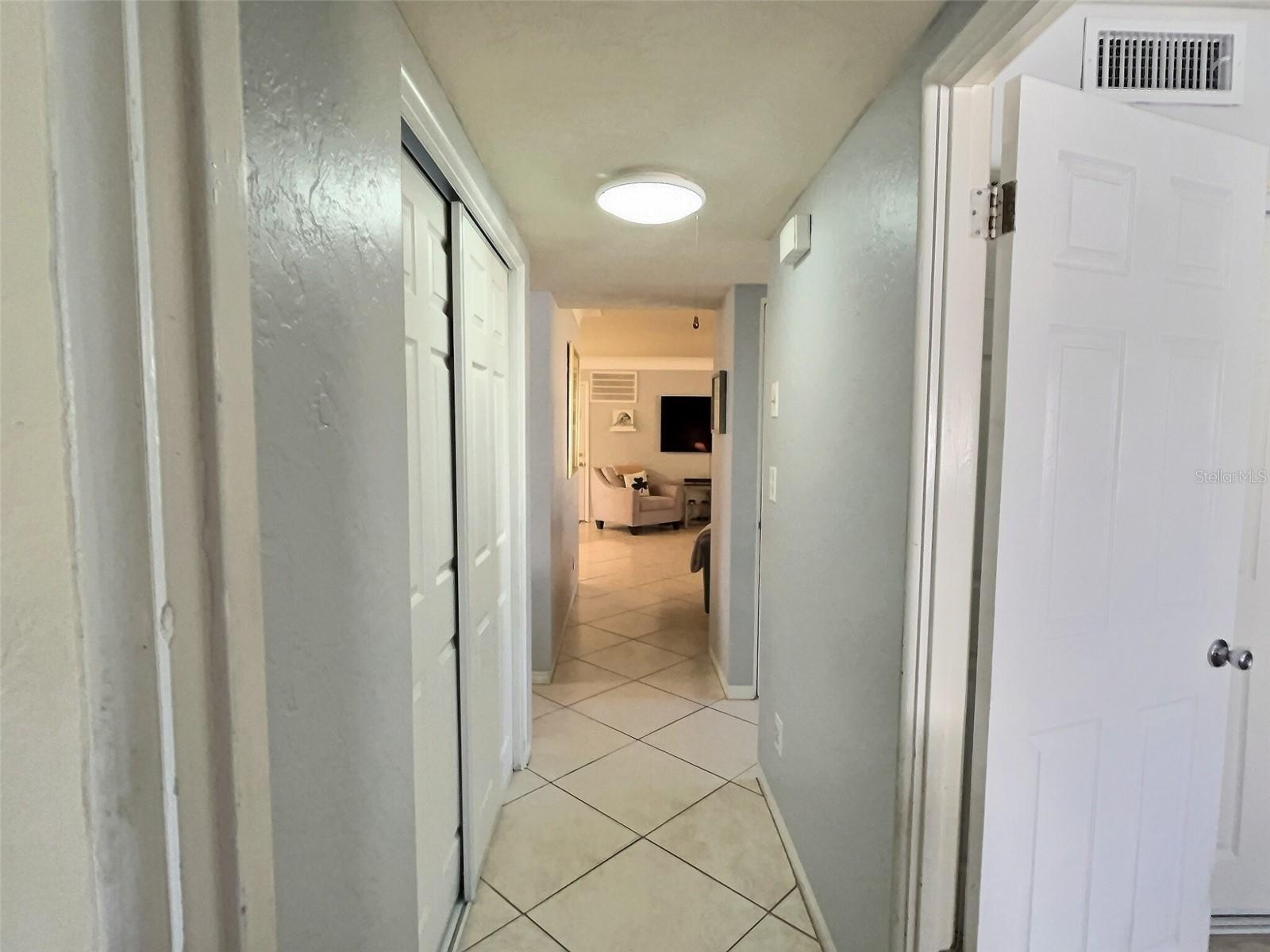 Hallway with Large Closet