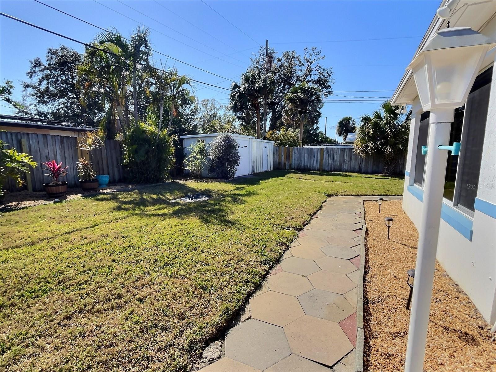 Rear of Property Looking West