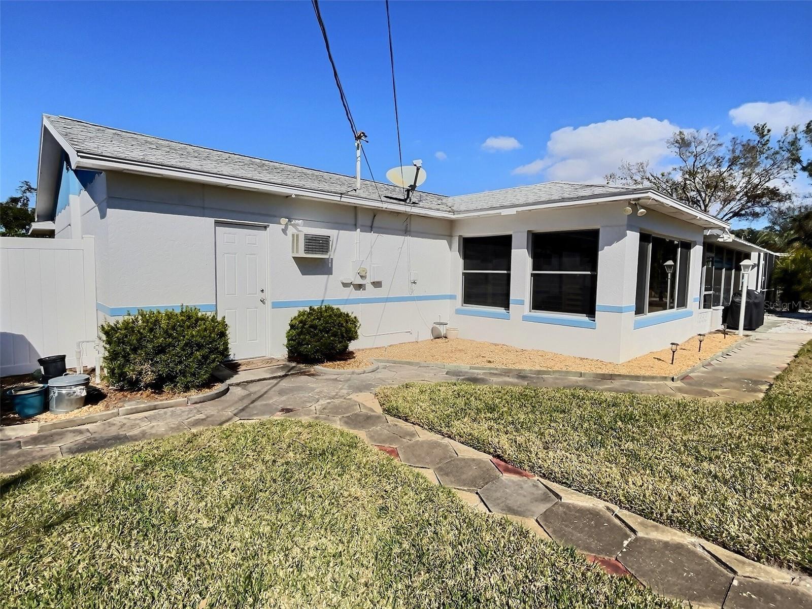 Garage Exit to Backyard