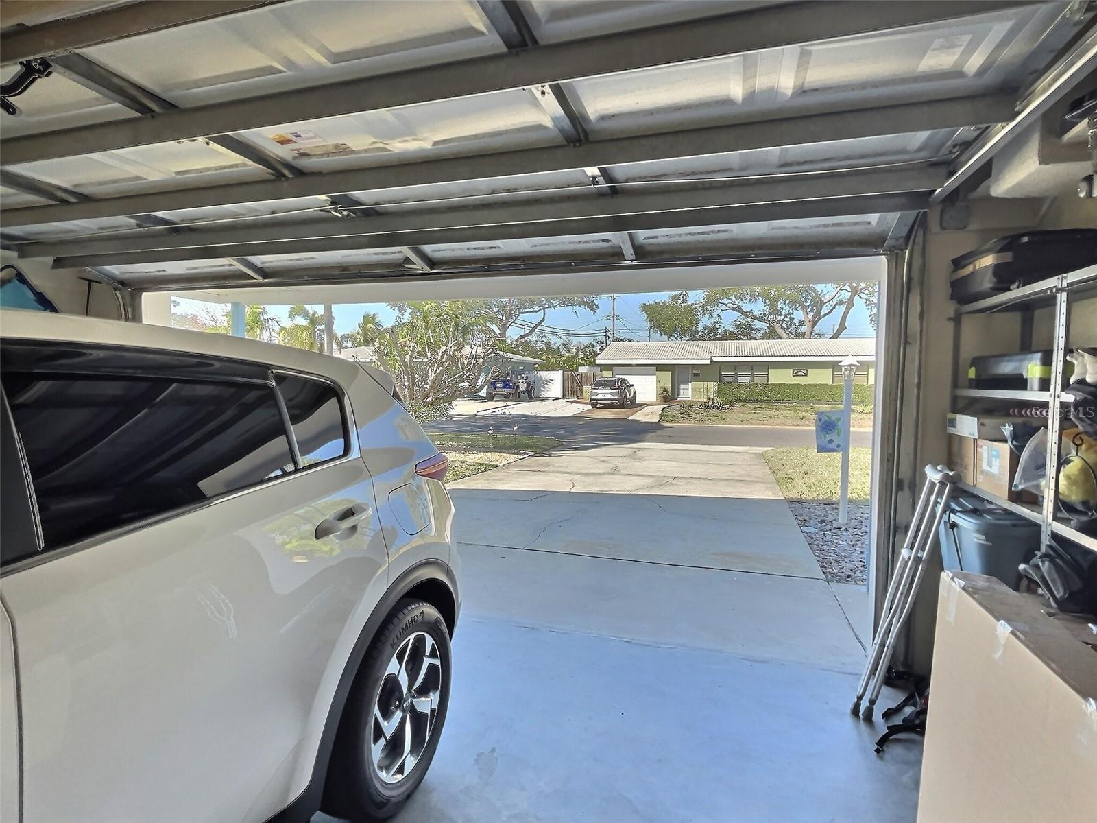 Two Car Garage with Automatic Garage Door