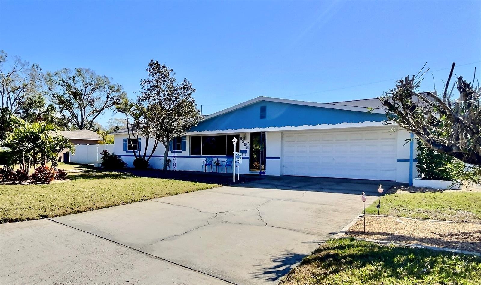 Large Front Driveway