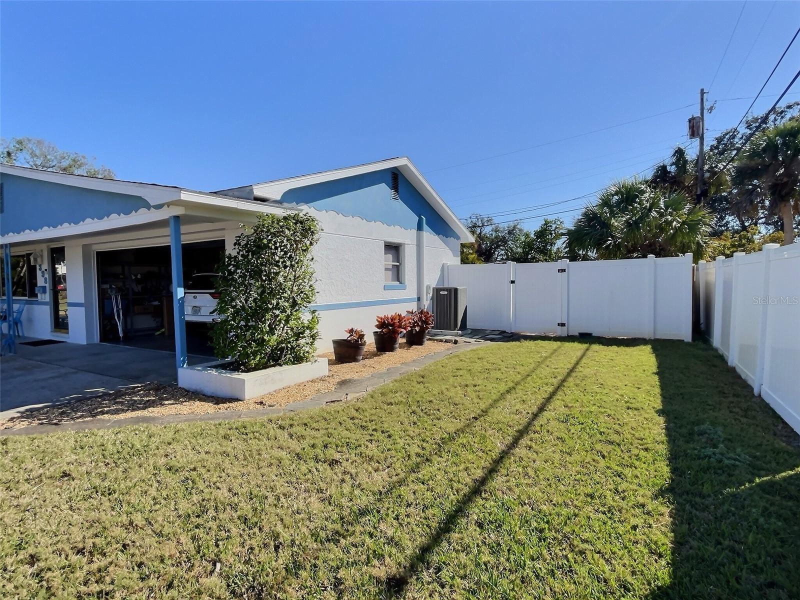 Side Yard - Right Front of Property