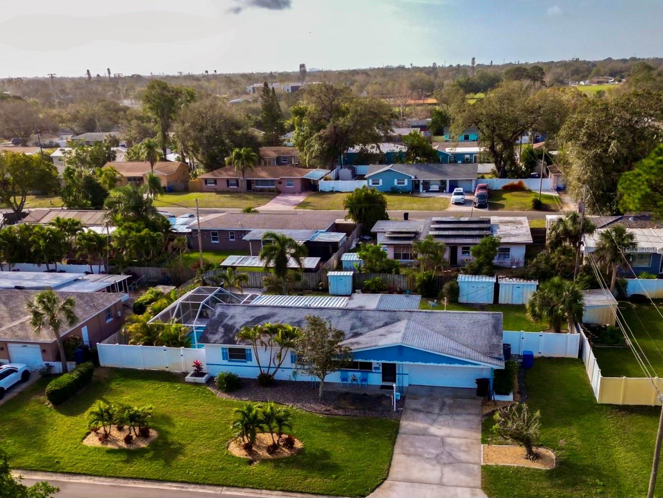 Aerial View of Property - North to South