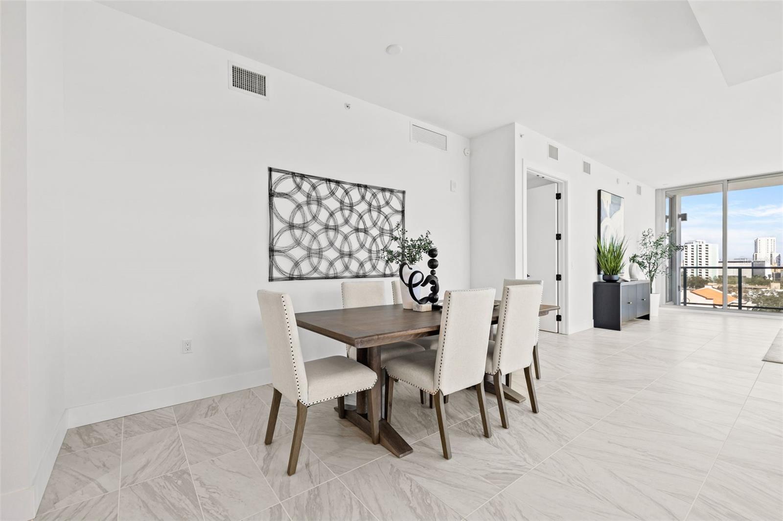 Beautiful dining area