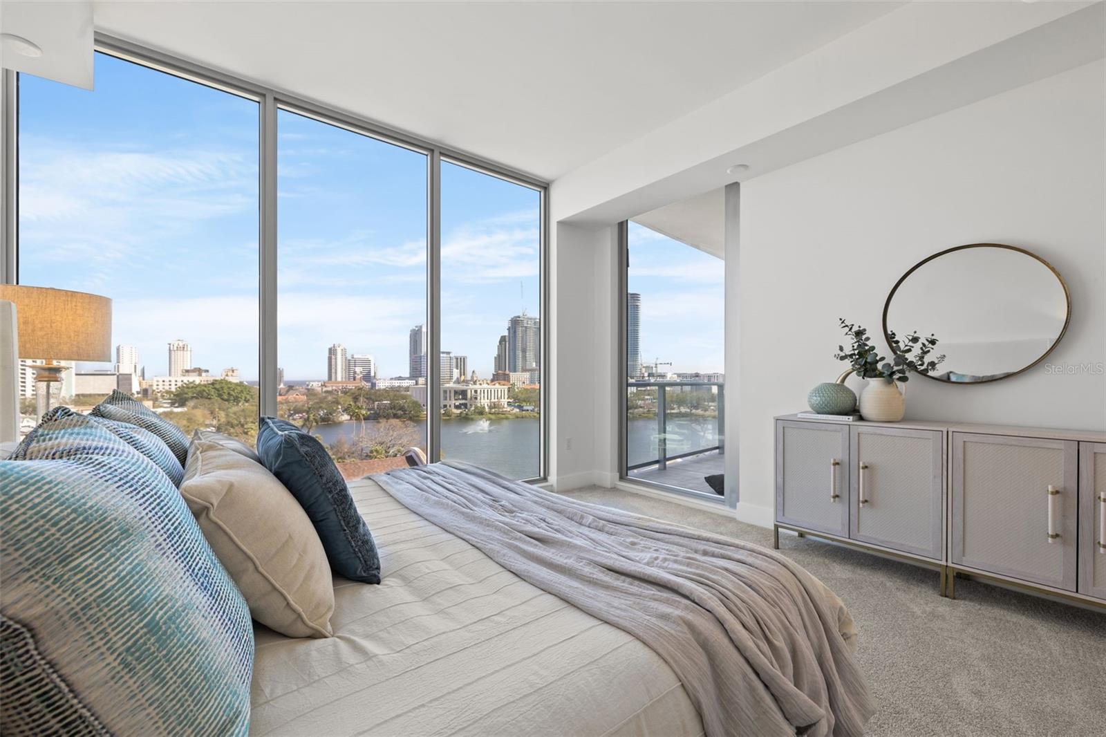 Absolutely incredible views in the master bedroom!