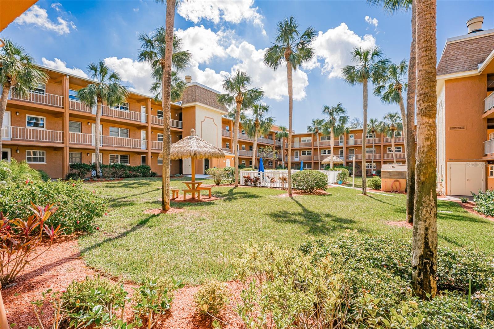 Beautiful view of the courtyard