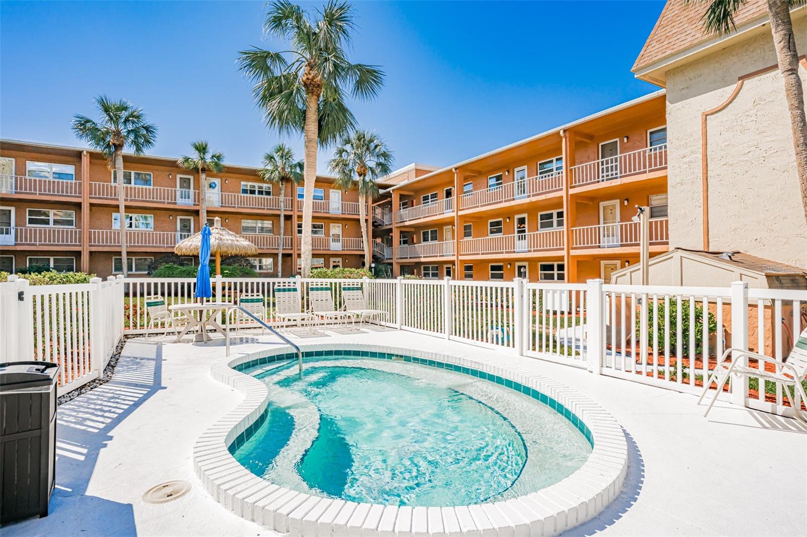 Courtyard pool