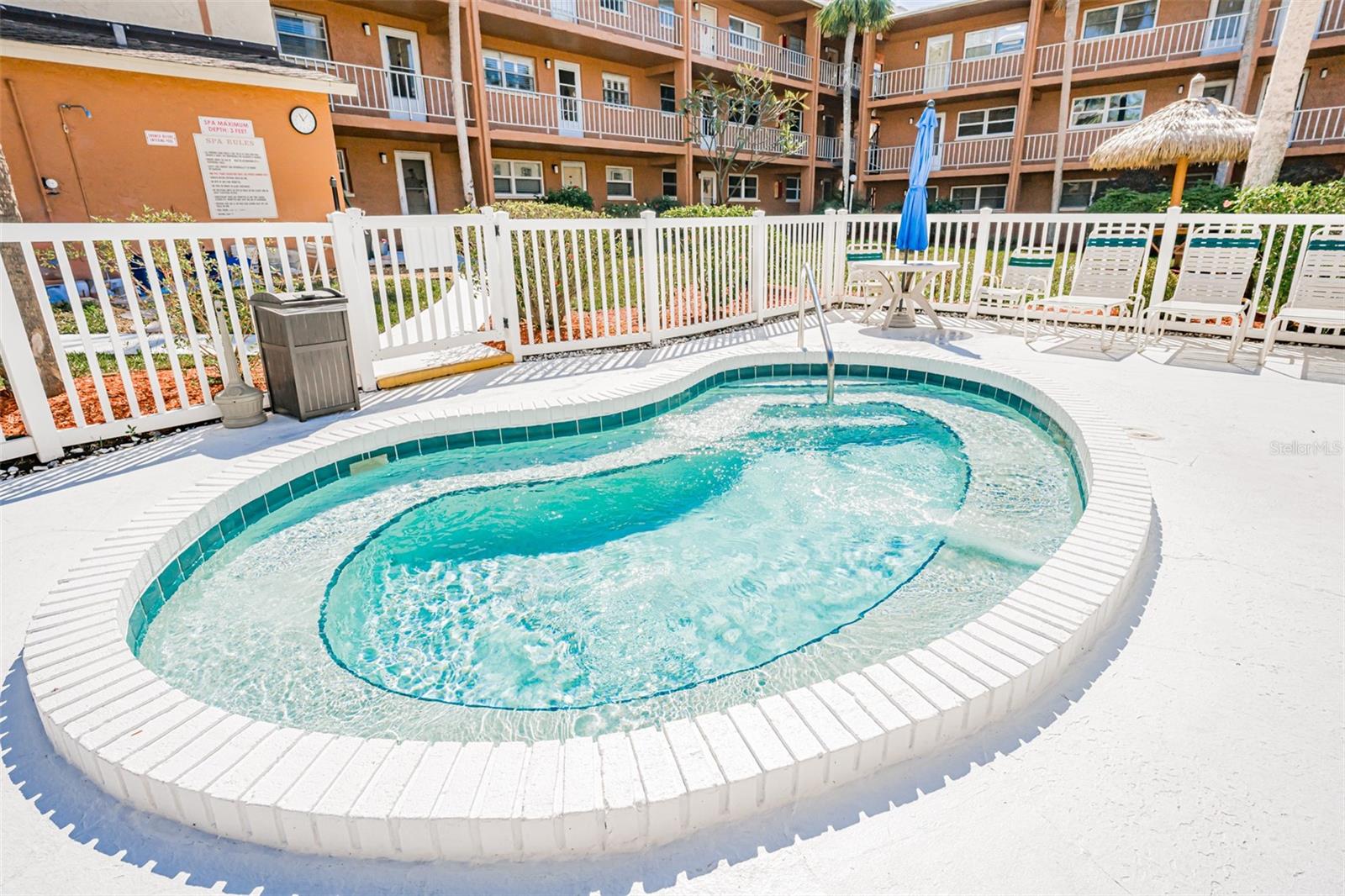 Courtyard pool