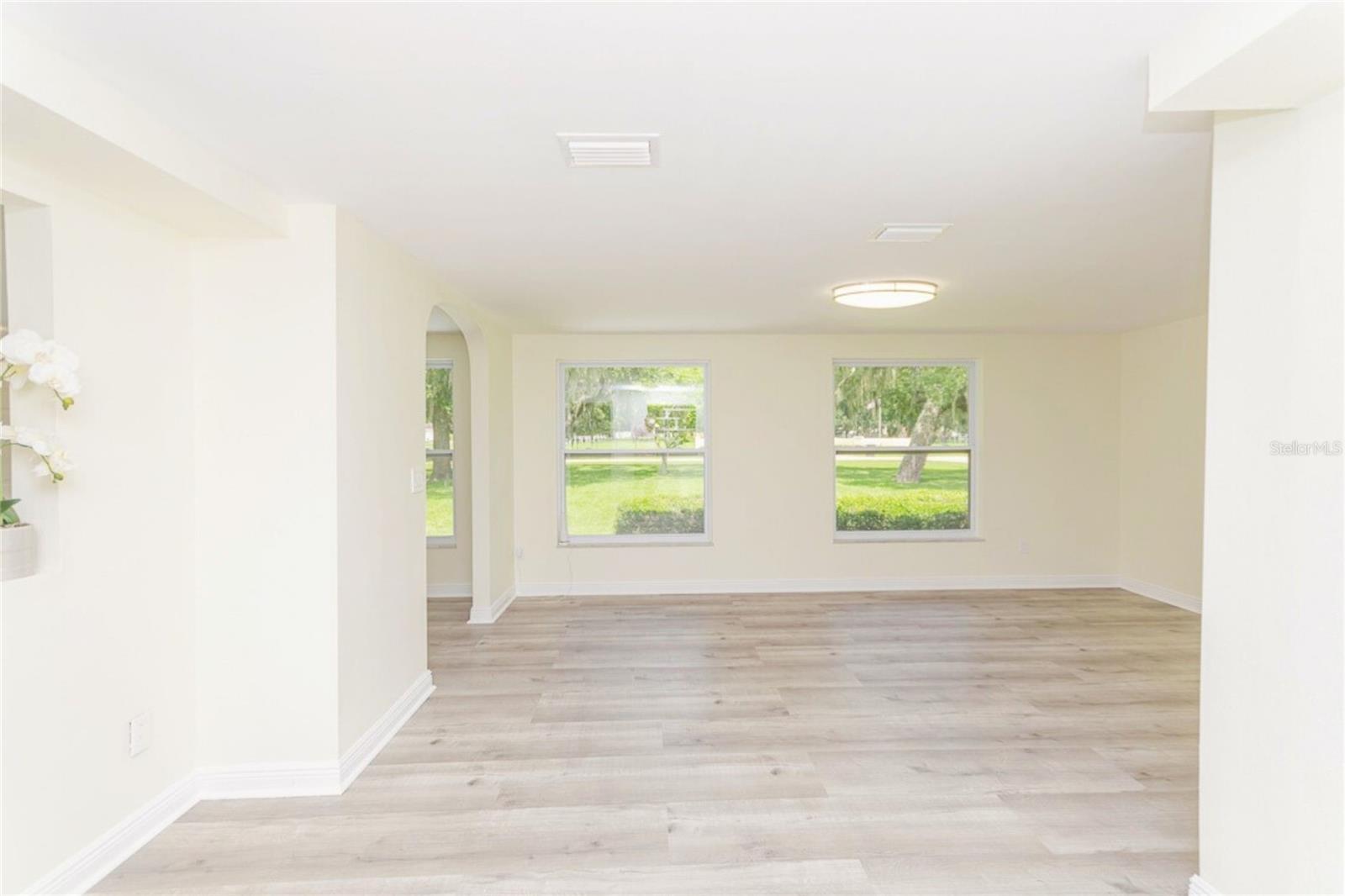 Dining Room Open to Multi-Purpose Den