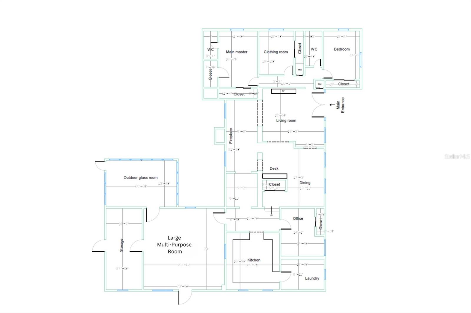 House Floor Plan – Visual Layout of Home