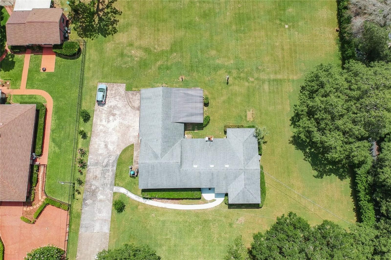 Overhead View of the Home