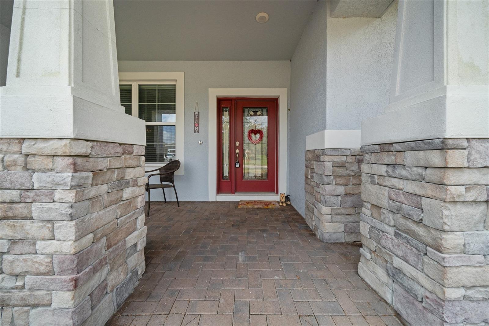 glass front door