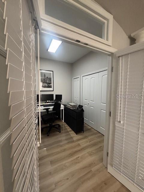 Office with plenty of storage. Could be another bedroom.