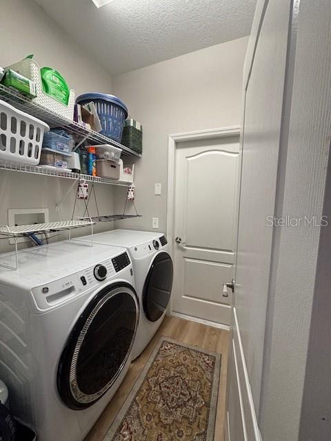 Inside laundry.  Washer and Dryer do not convey.