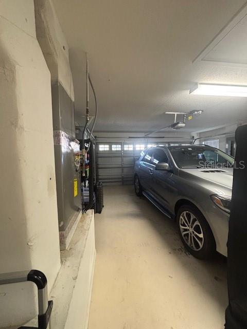 Garage area.