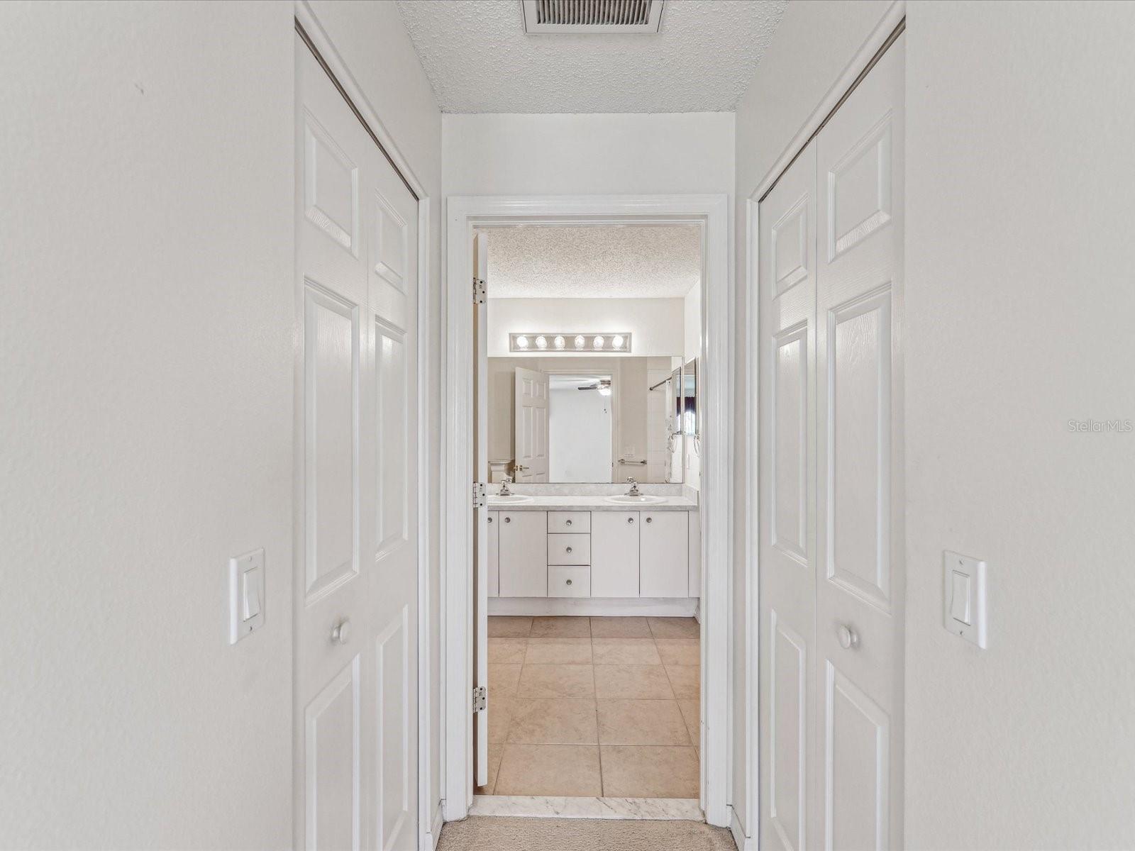 primary hallway to ensure bathroom and 2 walk in closets