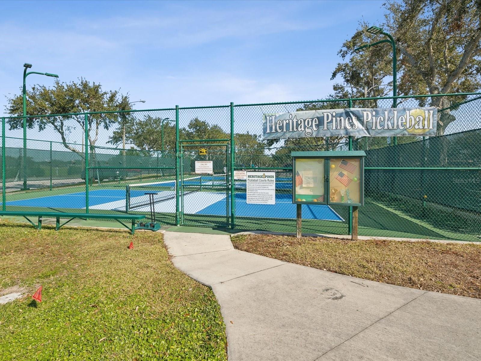 pickleball courts