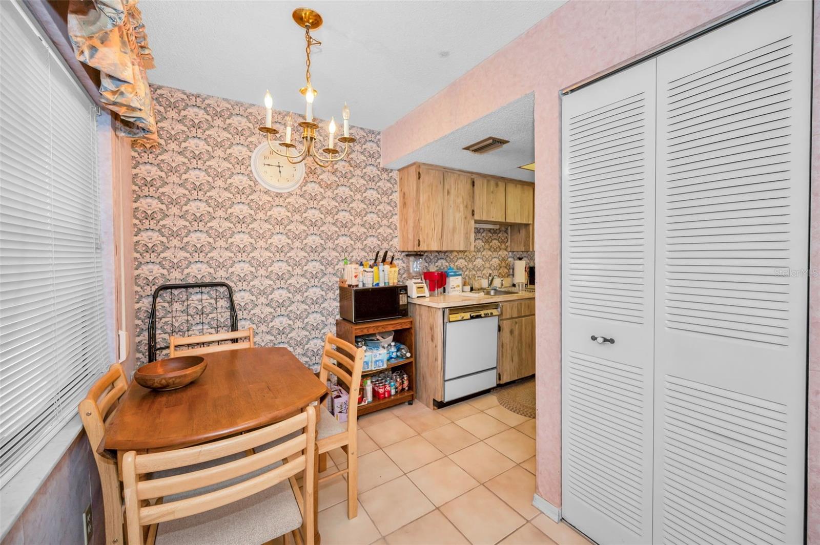 Dining area off the Kitchen