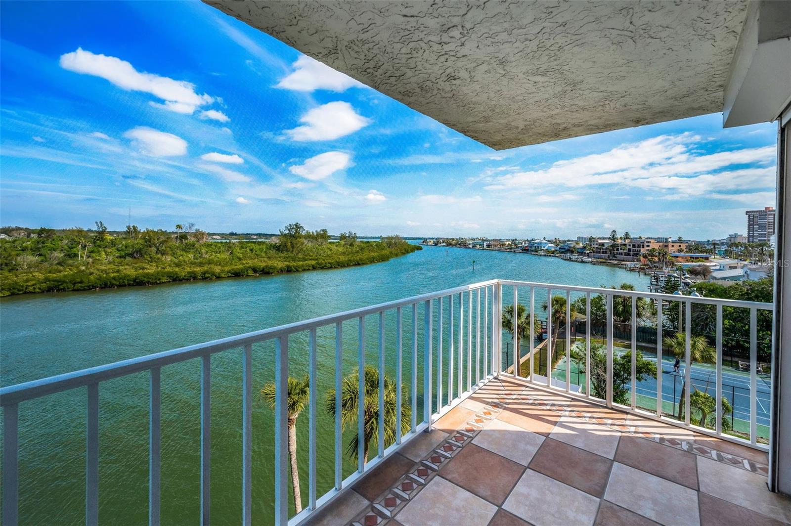 Waterfront Balcony off the Primary Bedroom & Living Room