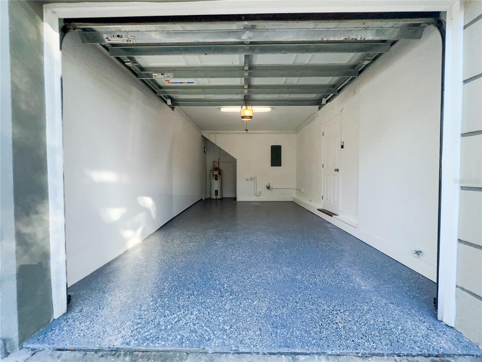 Epoxy Garage Floor Freshly Coated