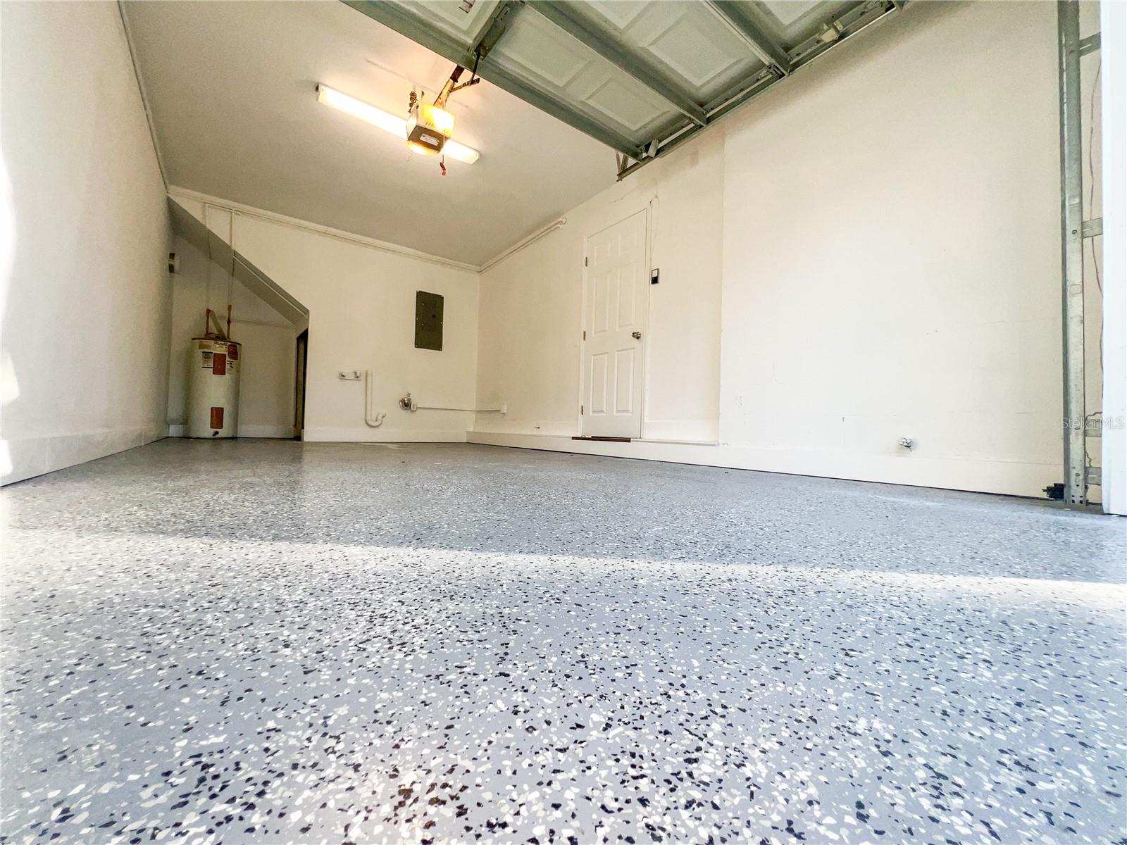 Epoxy Garage Floor Freshly Coated