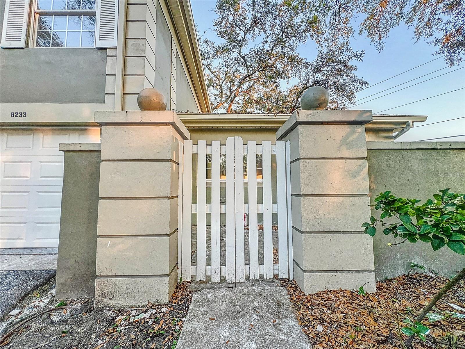 Entry to Patio