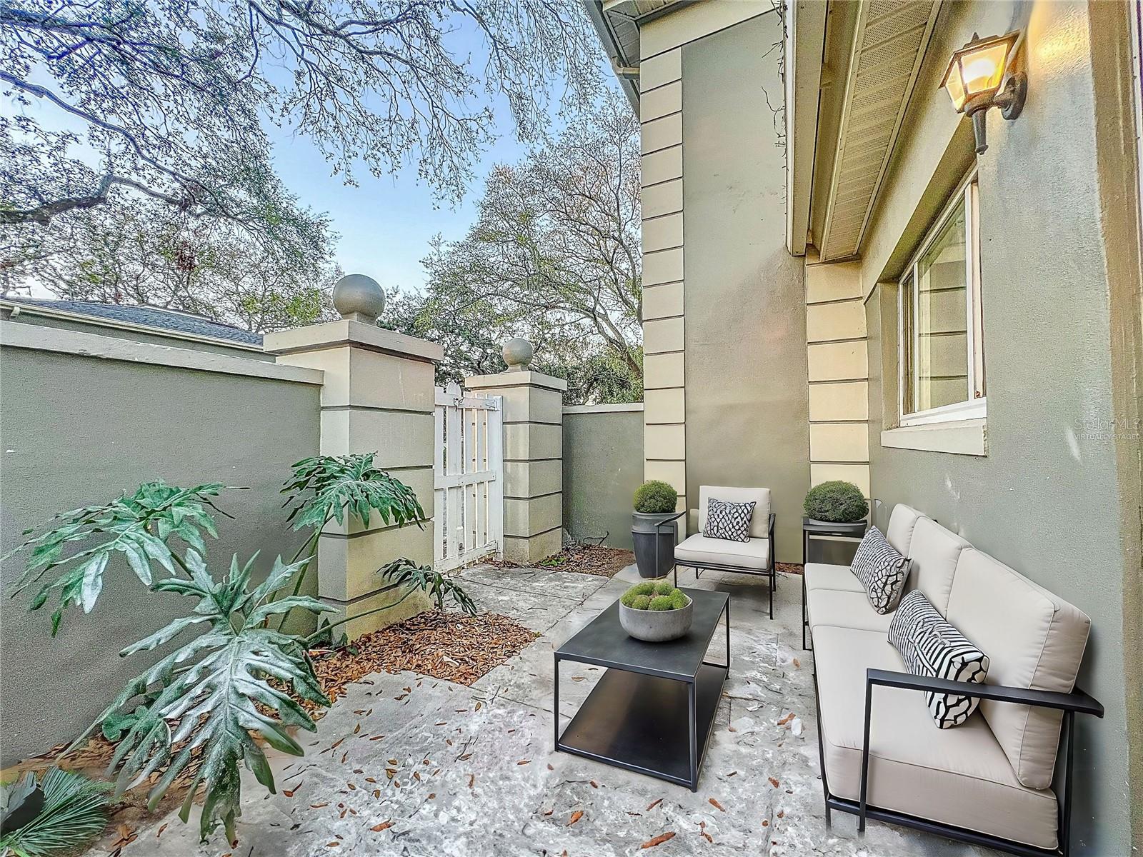 Private Patio (Virtually Staged)